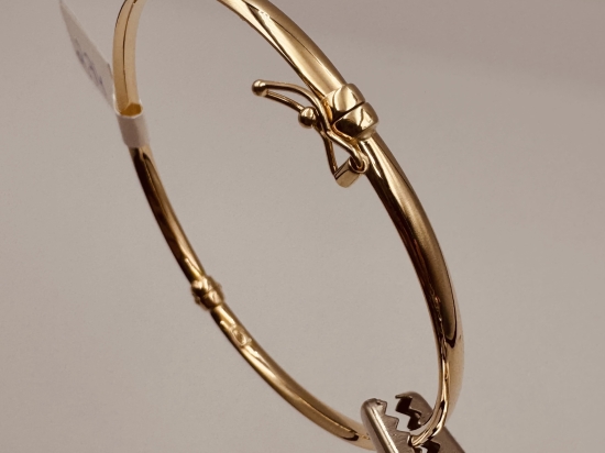 Złota Sztywna Bransoletka Próby 585(14K)