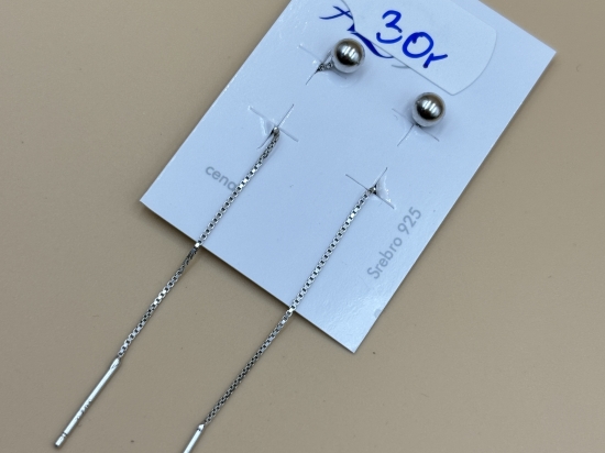 Srebrne Kolczyki Próby 925 G20550