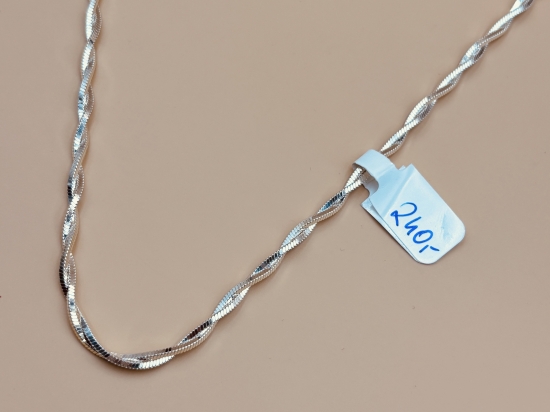Piękna Srebrna Kolia próby 925 G20600