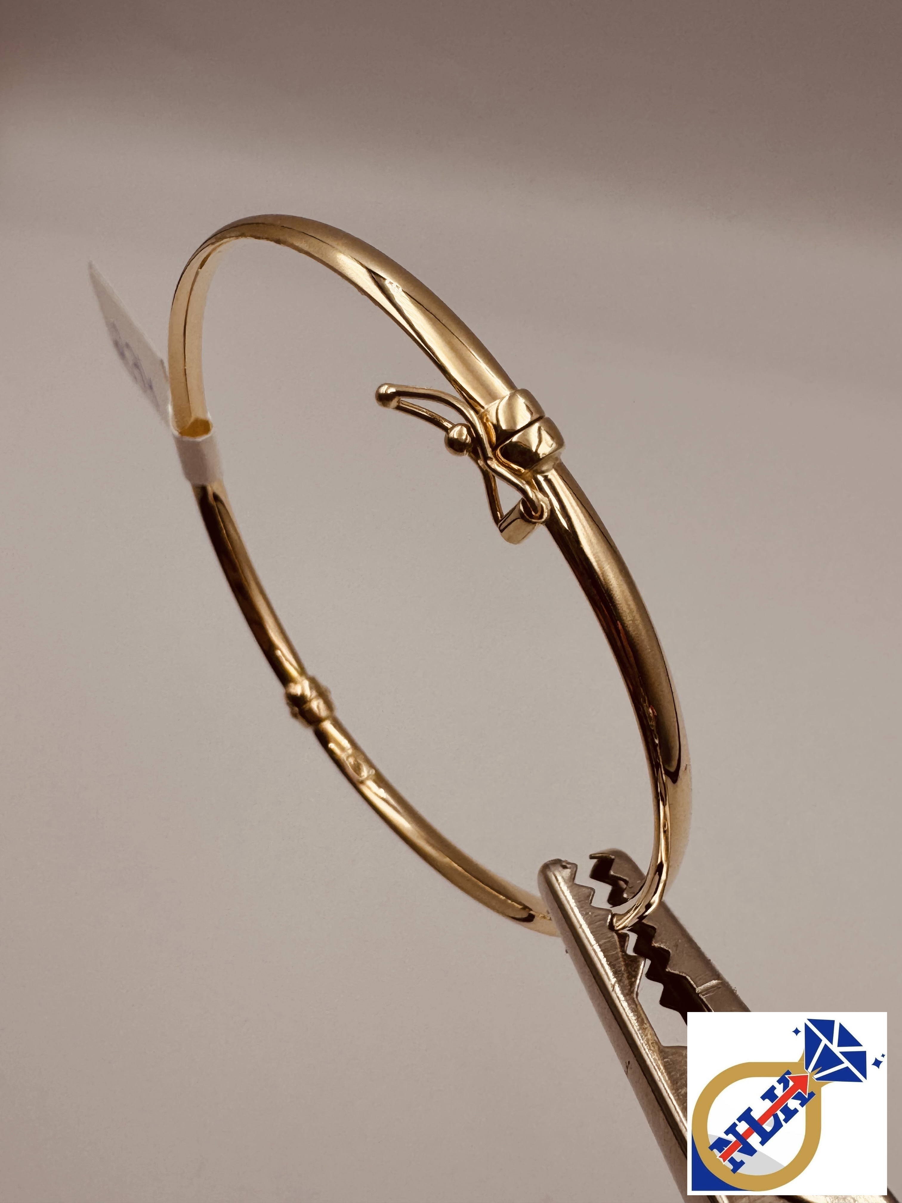Złota Sztywna Bransoletka Próby 585(14K)