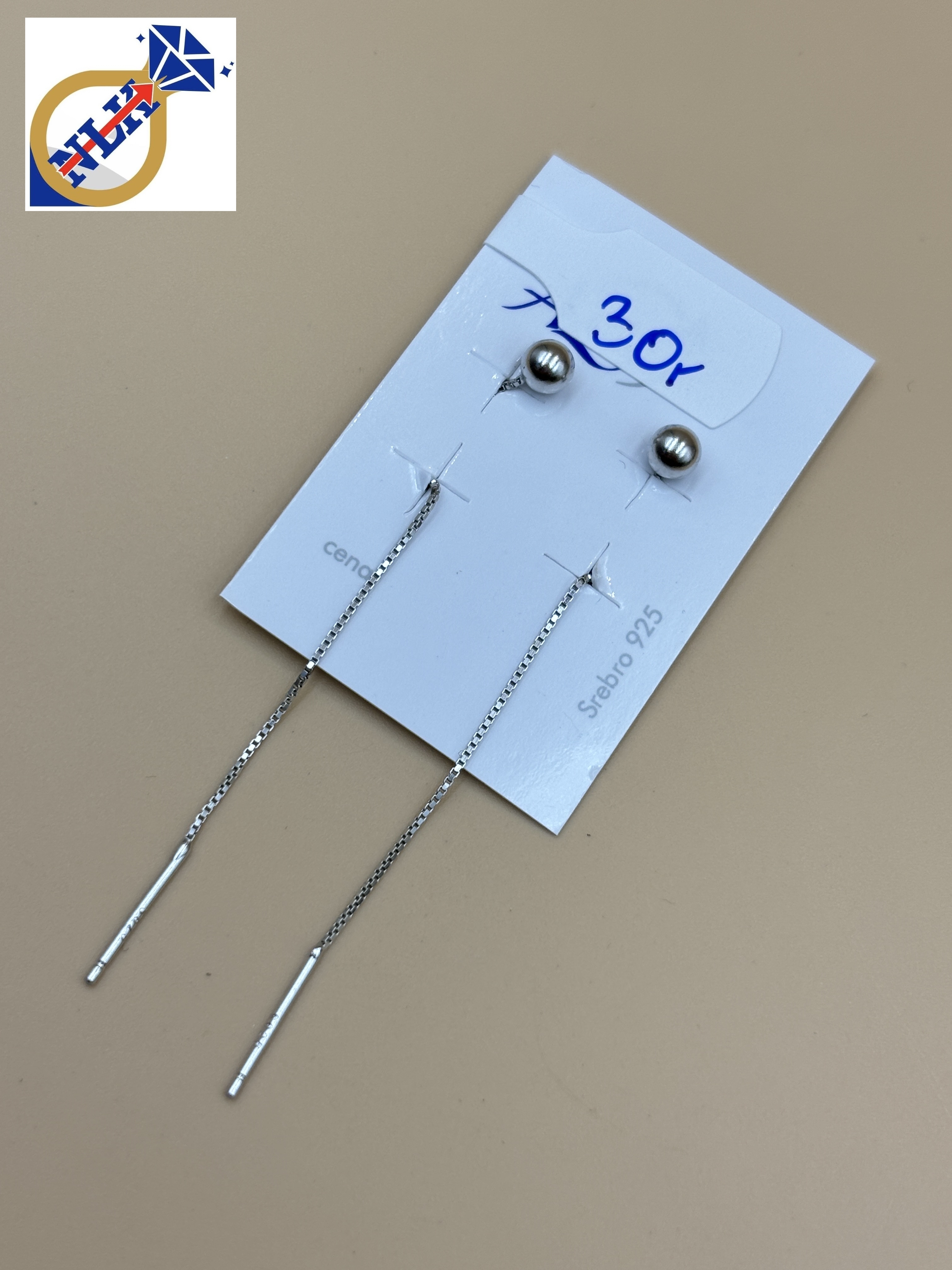 Srebrne Kolczyki Próby 925 G20550