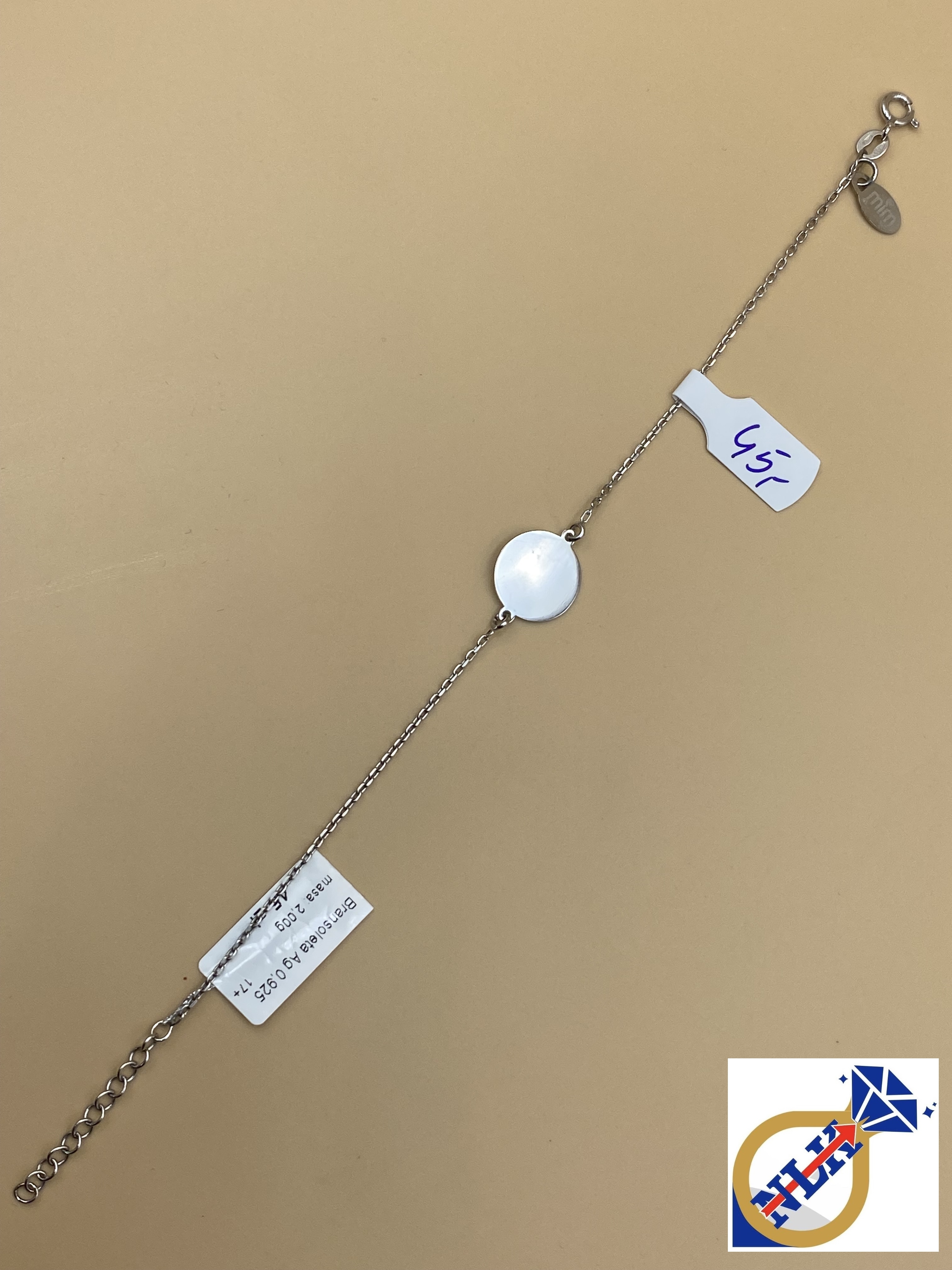 Srebrna Bransoletka Próby 925 G20355