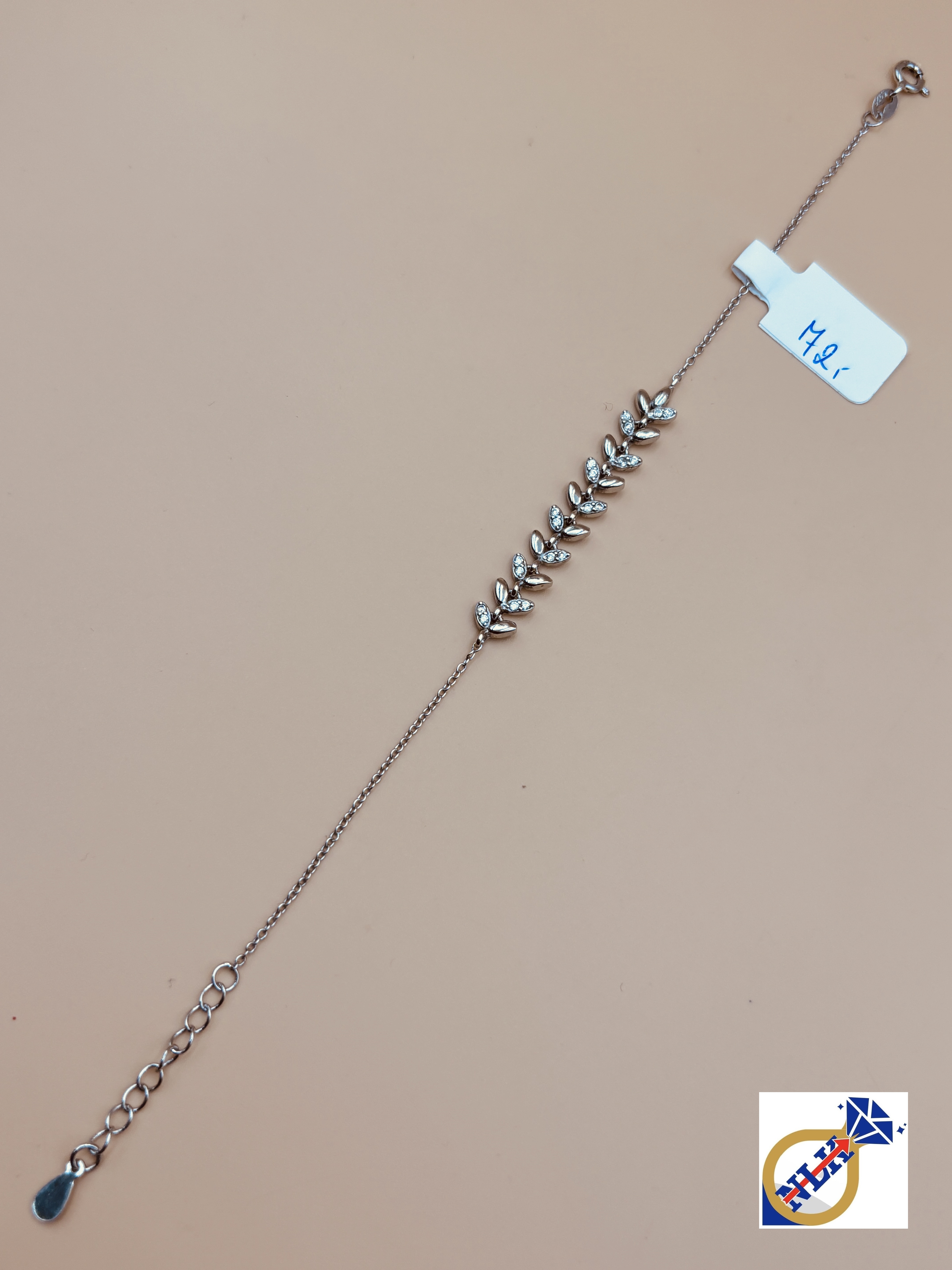 Piękna Srebrna Bransoletka próby 925 G20906