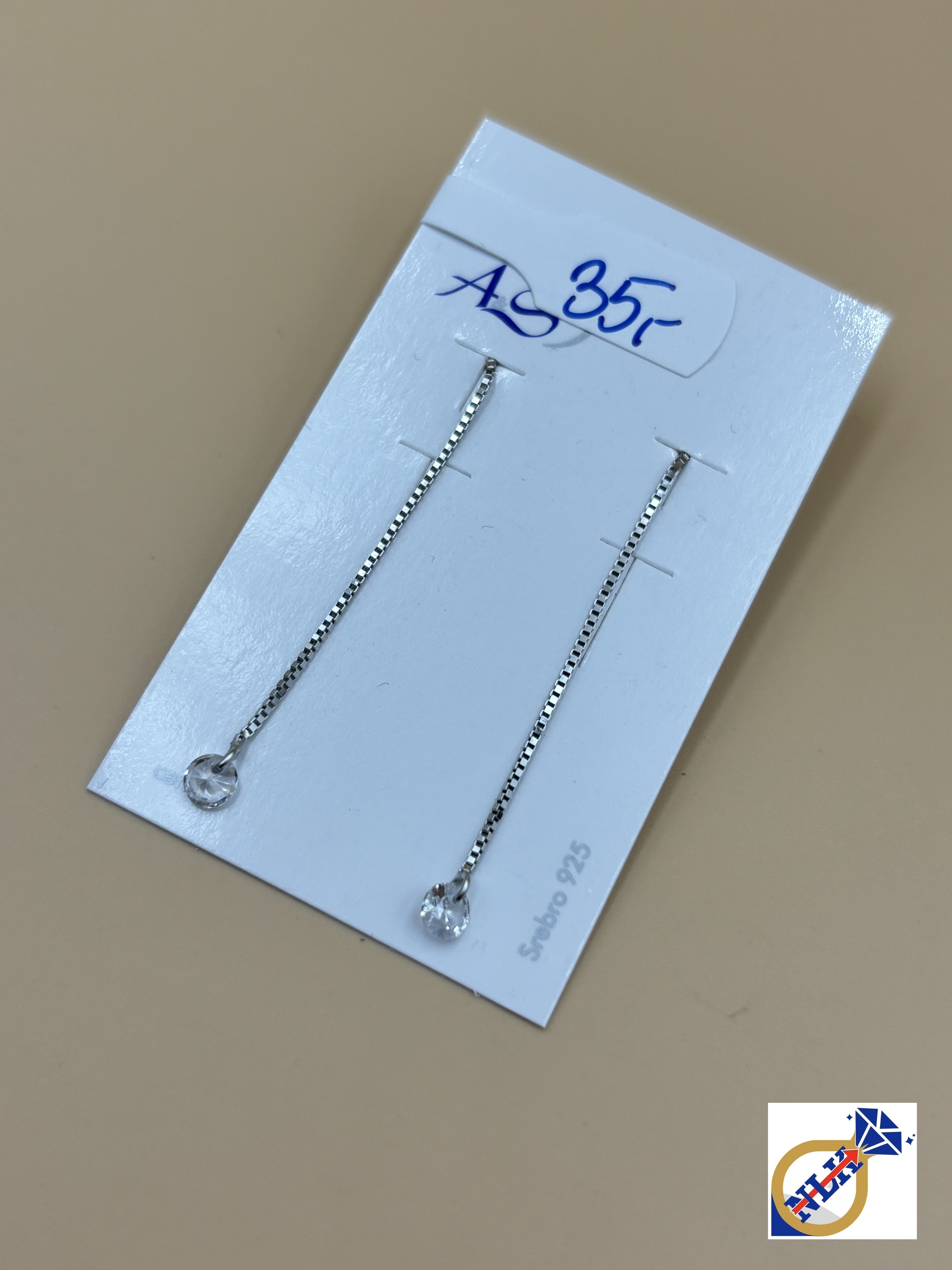 Piękne Srebrne Kolczyki próby 925 G20502