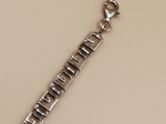 Piękna Srebrna Bransoletka Próby 925- G20943